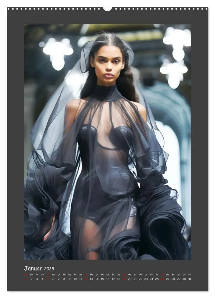 Bild: 9783383826917 | Fashion Show. Zeitlose Haute Coutour (Wandkalender 2025 DIN A2...