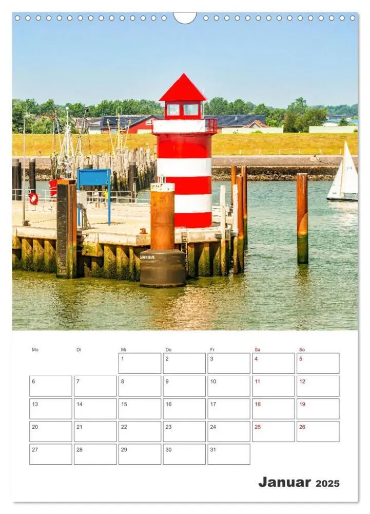 Bild: 9783435916917 | Insel Föhr - Urlaubsplaner (Wandkalender 2025 DIN A3 hoch),...