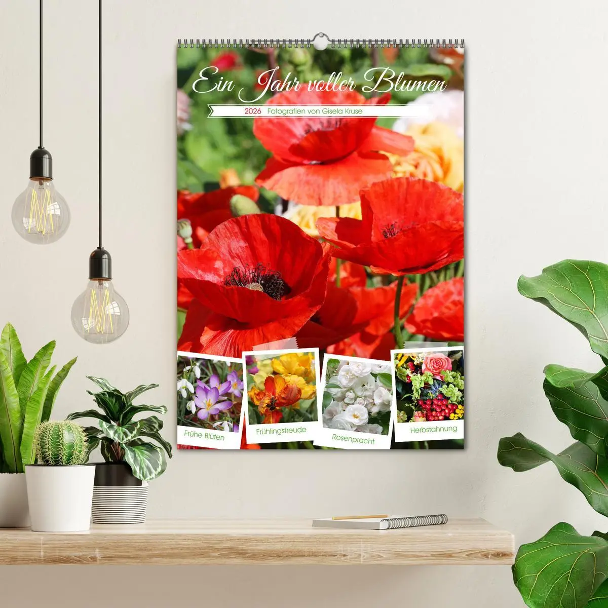 Bild: 9783516266917 | Ein Jahr voller Blumen (Wandkalender 2026 DIN A2 hoch), CALVENDO...