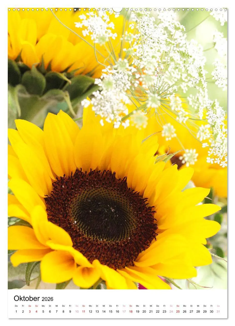 Bild: 9783516266917 | Ein Jahr voller Blumen (Wandkalender 2026 DIN A2 hoch), CALVENDO...