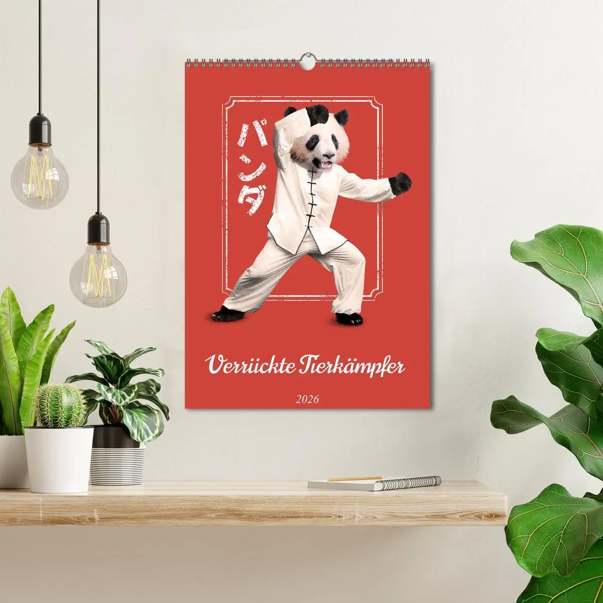 Bild: 9783516336917 | Verrückte Tier Kämpfer (Wandkalender 2026 DIN A3 hoch), CALVENDO...