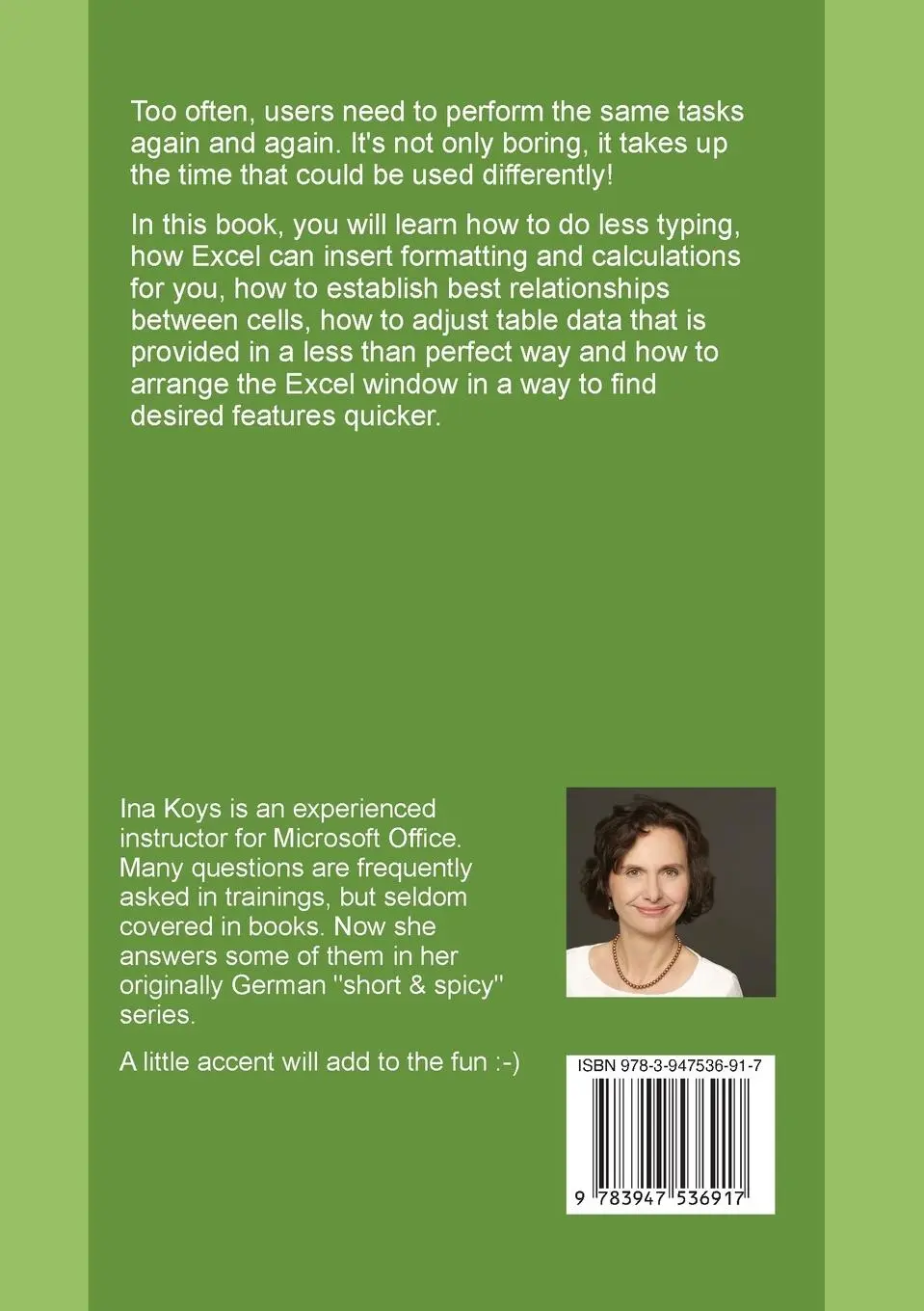 Rückseite: 9783947536917 | Roll away the boring stuff! | in Excel 365 and 2021 Ina Koys Short &amp;