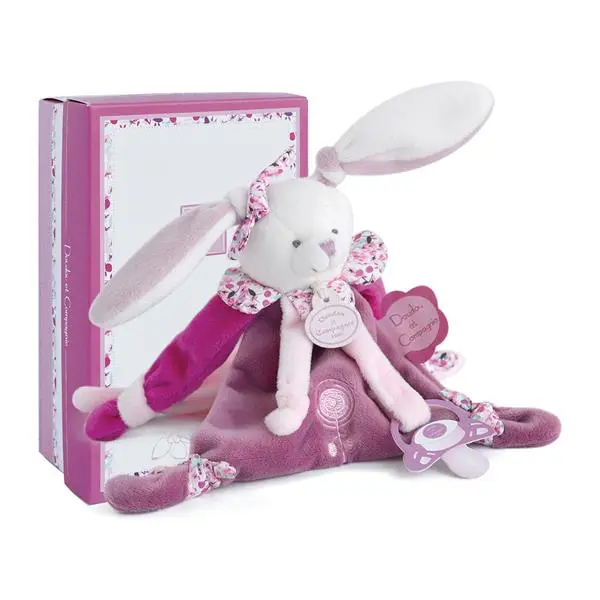 Cover: 3700335227017 | Kirsche Hase mit Schnullerhalter 17cm | Lapin Cerise | 8902701