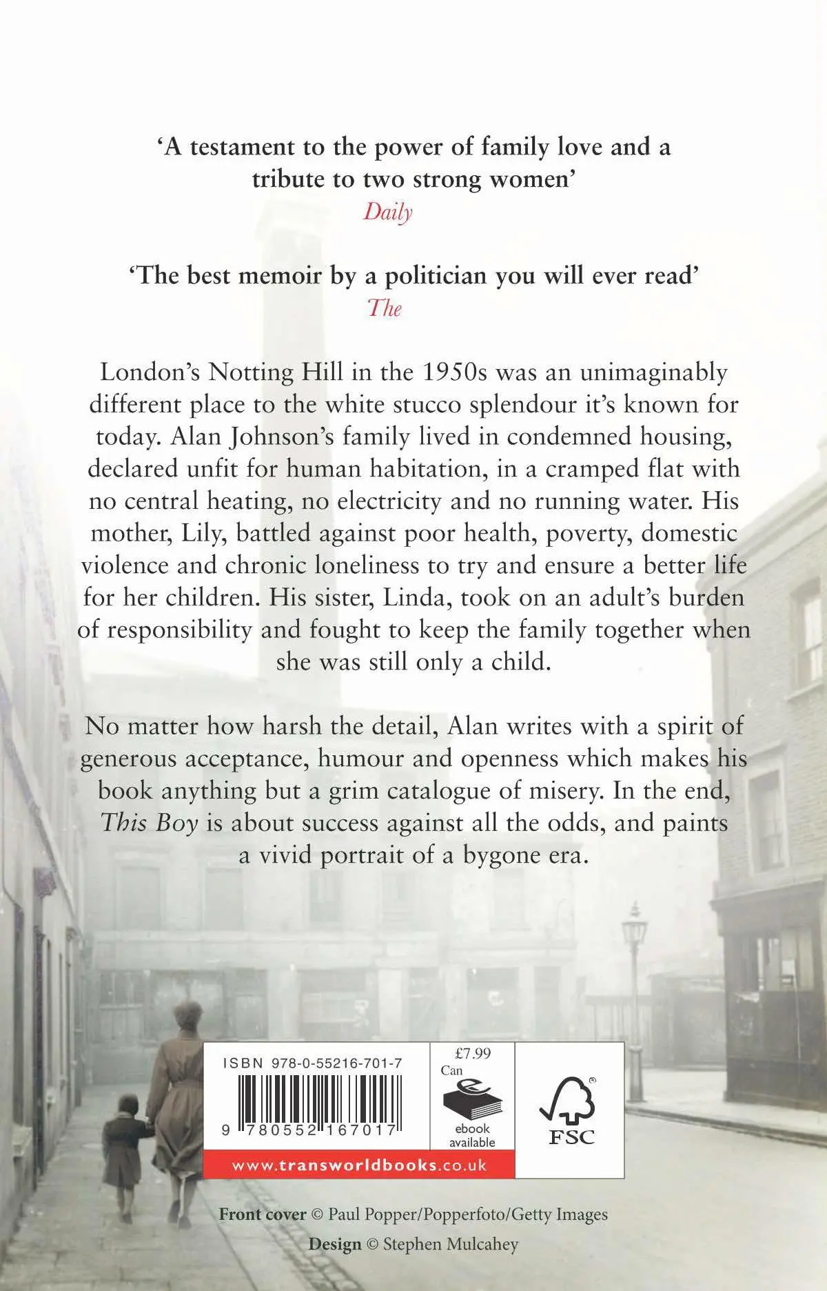Rückseite: 9780552167017 | This Boy | Alan Johnson | Taschenbuch | 304 S. | Englisch | 2014