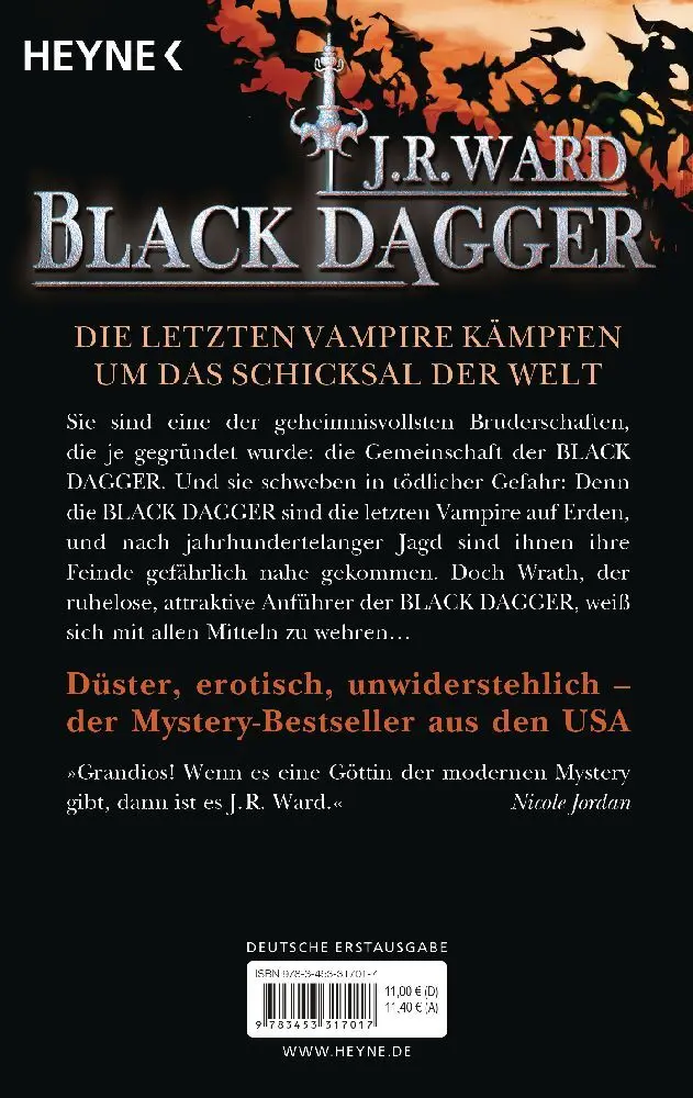 Bild: 9783453317017 | Entfesseltes Herz | Black Dagger 26 - Roman | J. R. Ward | Taschenbuch