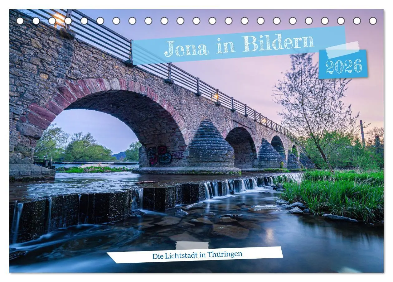Cover: 9783457517017 | Jena in Bildern (Tischkalender 2026 DIN A5 quer), CALVENDO...
