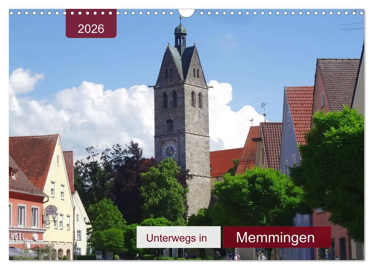 Cover: 9783457827017 | Unterwegs in Memmingen (Wandkalender 2026 DIN A3 quer), CALVENDO...