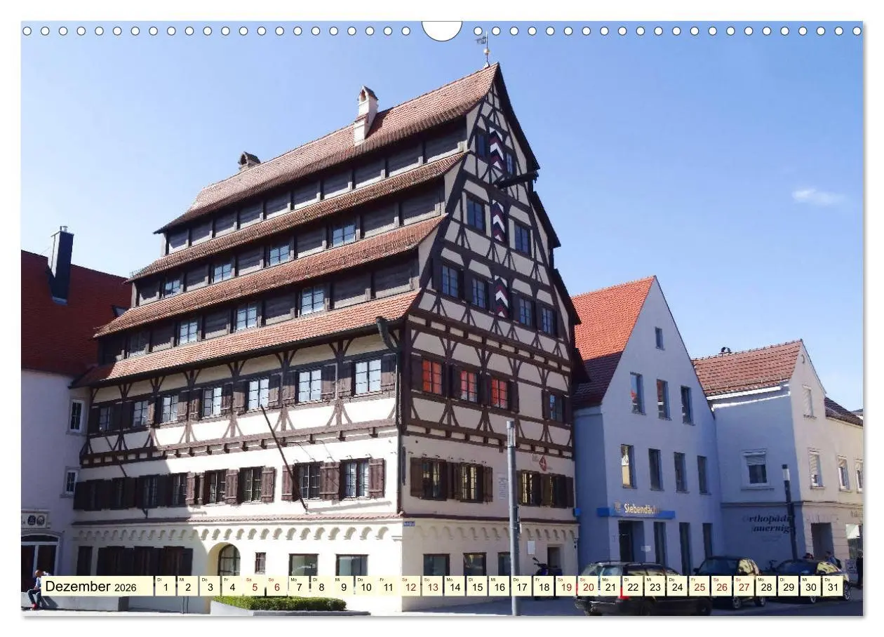 Bild: 9783457827017 | Unterwegs in Memmingen (Wandkalender 2026 DIN A3 quer), CALVENDO...