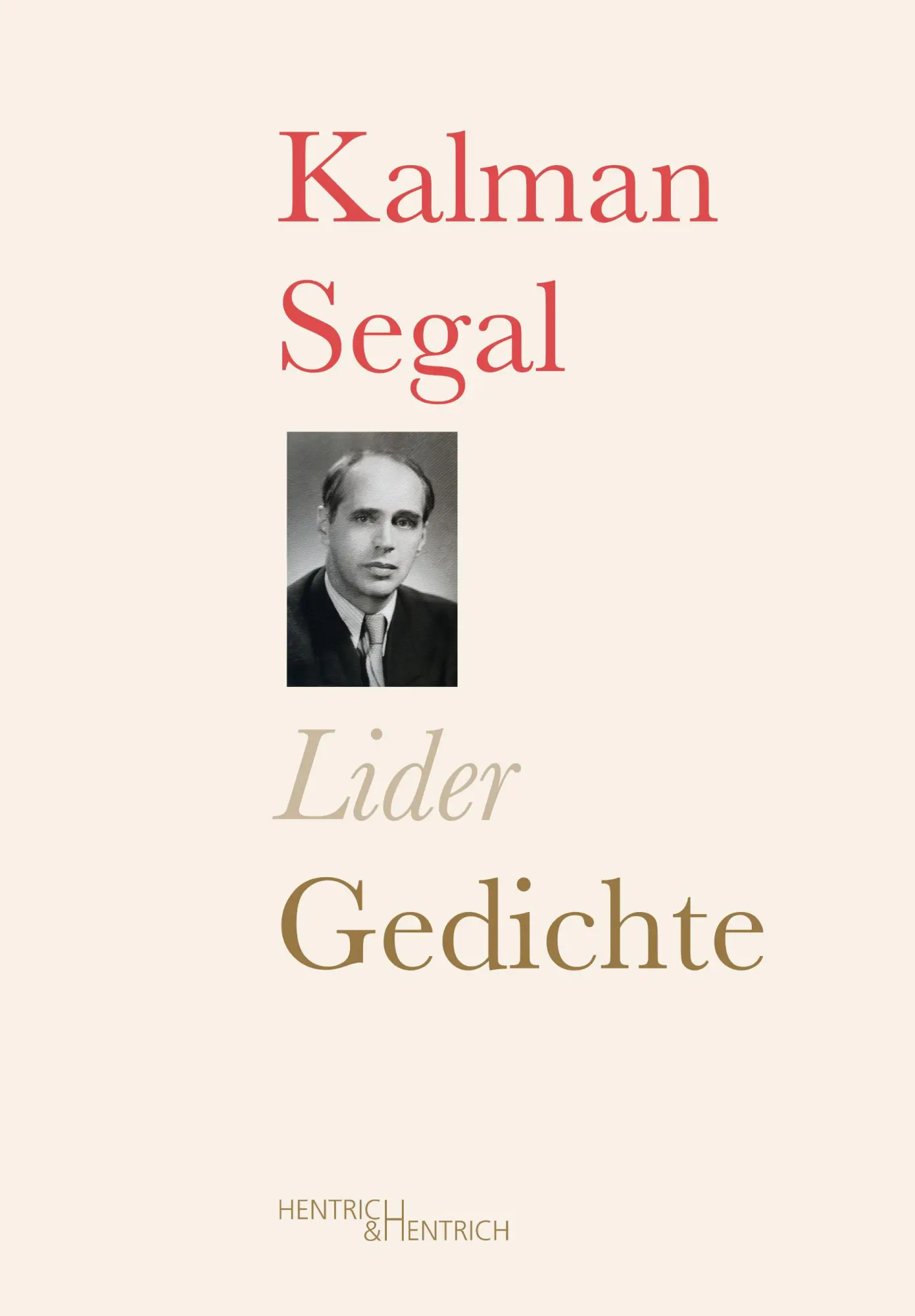 Cover: 9783955657017 | Lider. Gedichte | Kalman Segal | Buch | 224 S. | Deutsch | 2025