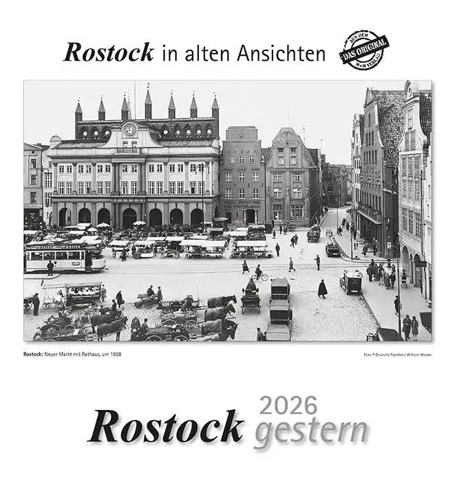 Cover: 9783961667017 | Rostock gestern 2026 | Rostock in alten Ansichten | Kalender | 13 S.