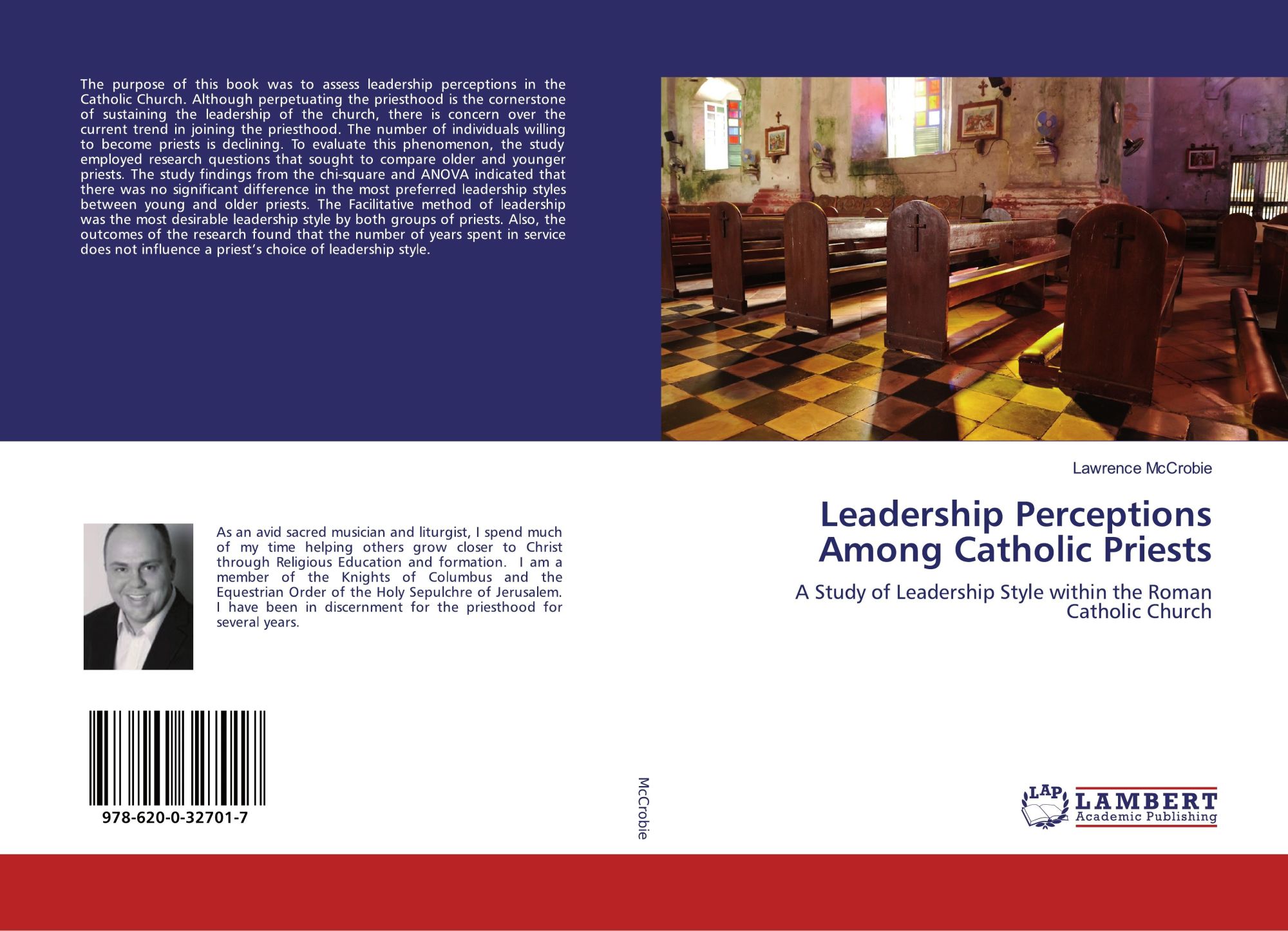 Cover: 9786200327017 | Leadership Perceptions Among Catholic Priests | Lawrence McCrobie