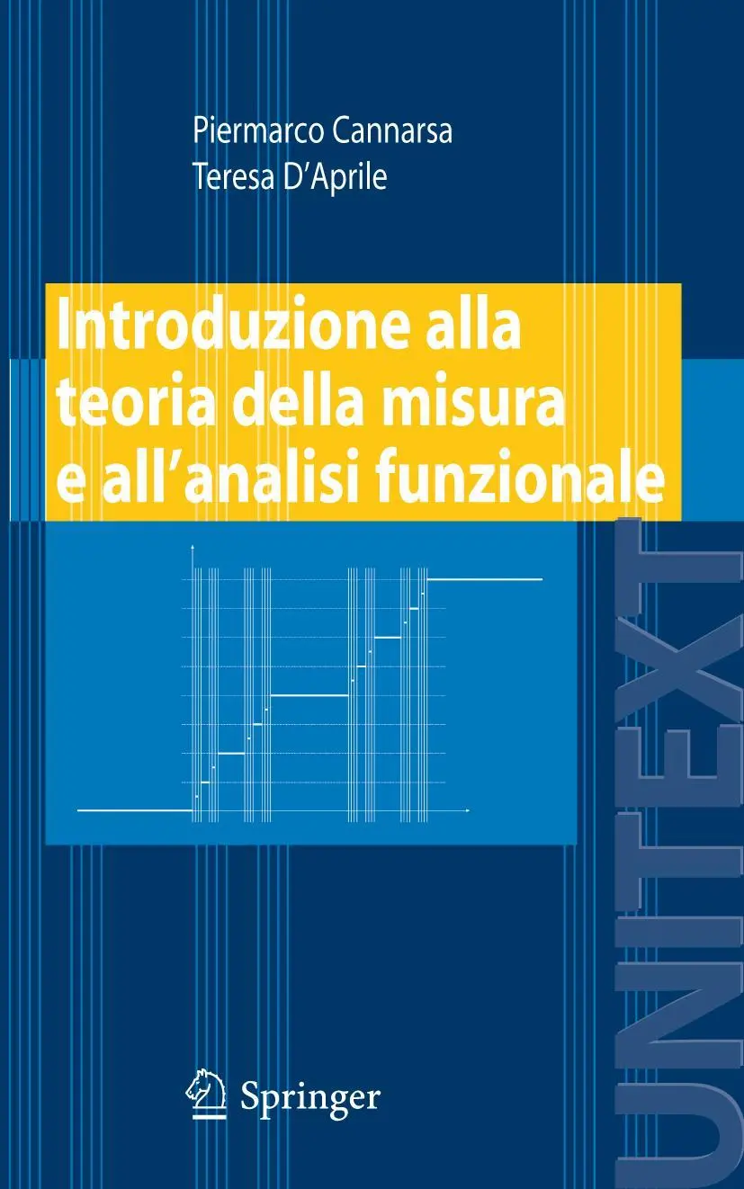 Cover: 9788847007017 | Introduzione alla teoria della misura e all'analisi funzionale | Buch