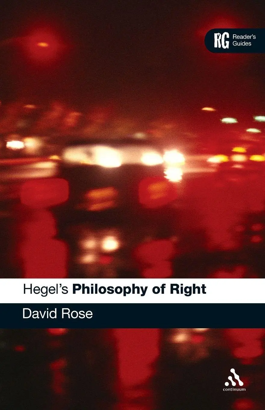 Cover: 9780826487117 | Hegel's 'Philosophy of Right' | A Reader's Guide | David Edward Rose