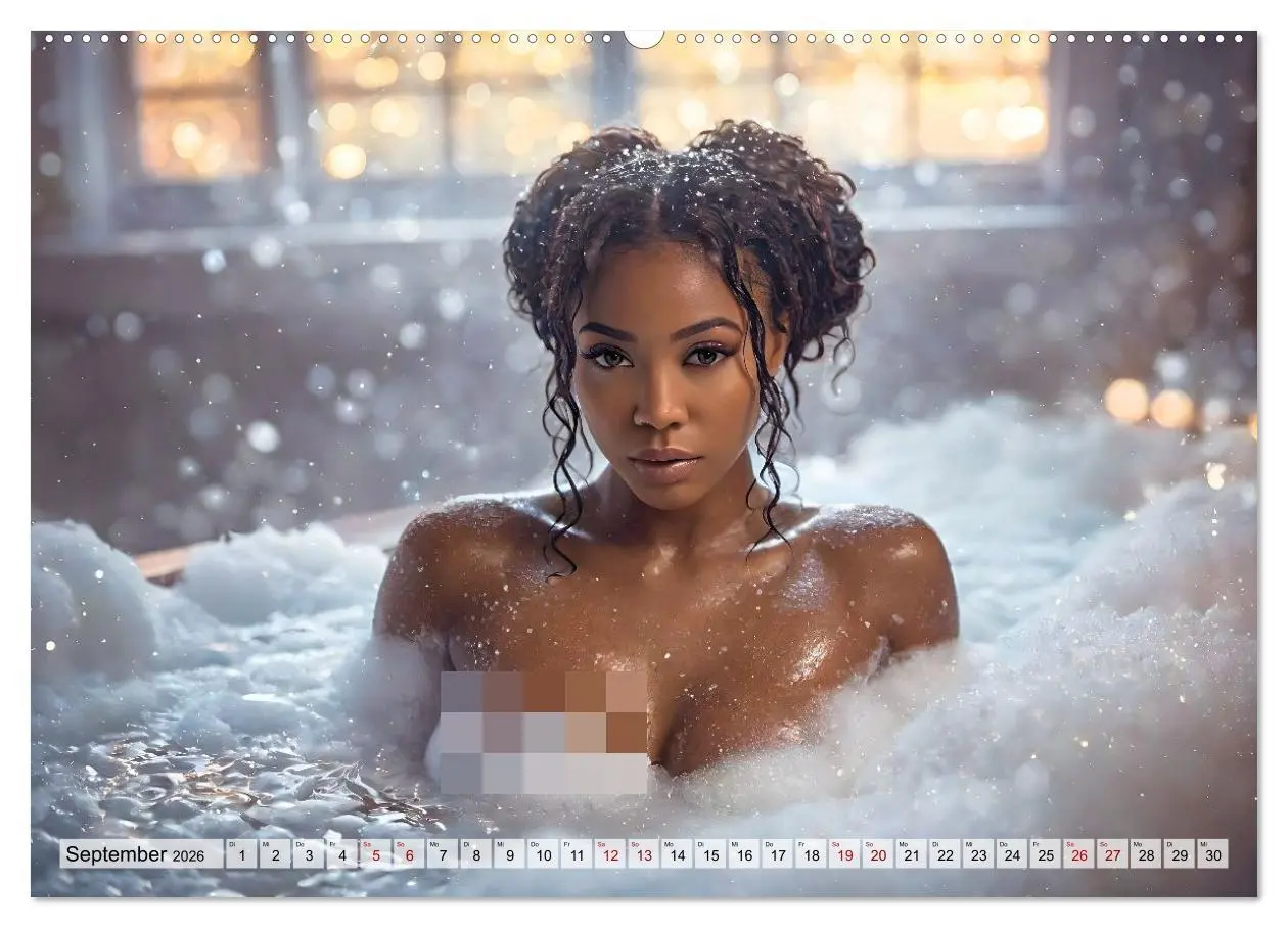 Bild: 9783457297117 | Heiße Girls im Badeschaum (Wandkalender 2026 DIN A2 quer), CALVENDO...