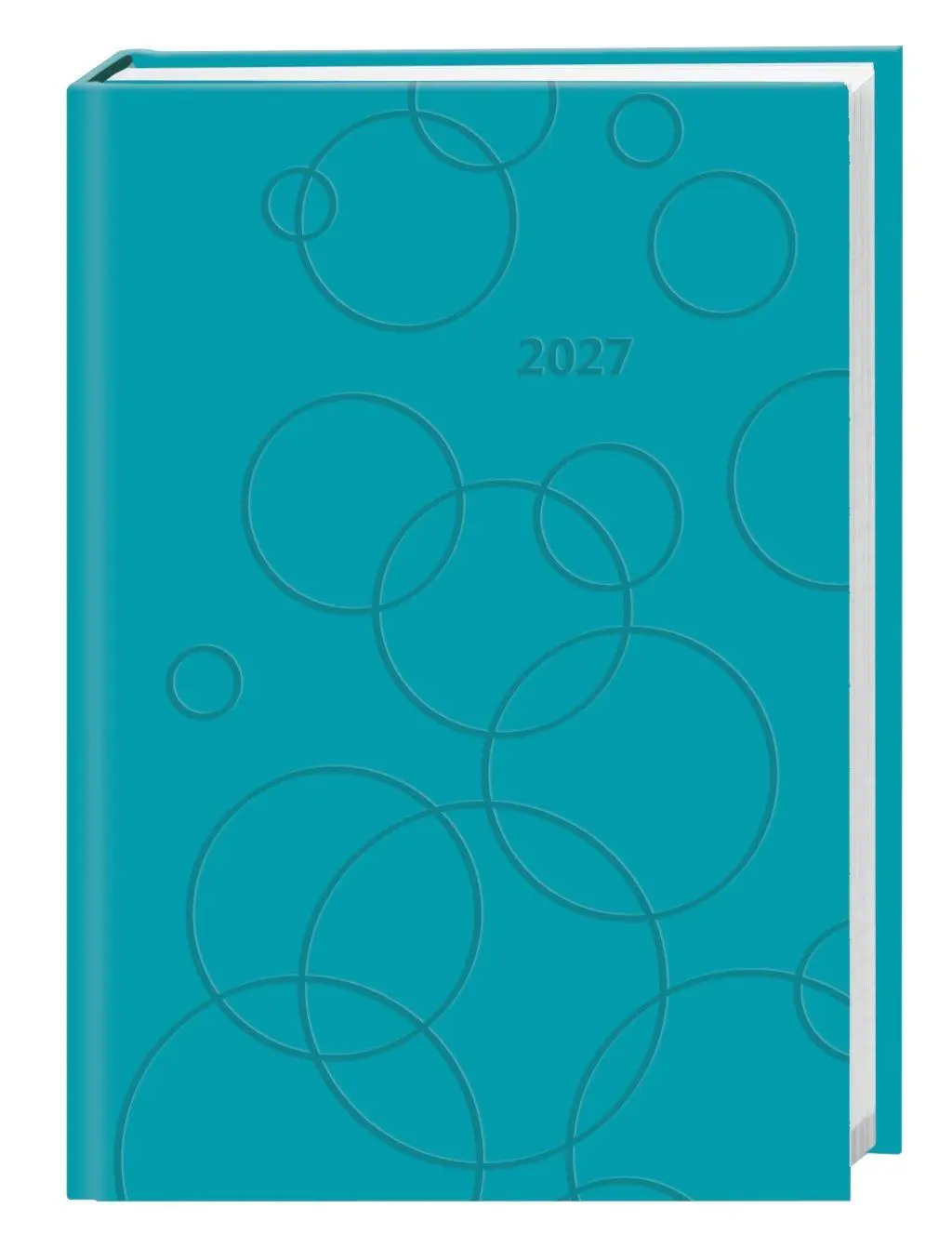 Cover: 9783756417117 | Kalenderbuch A6 blau 2027 | Buch | Bürokalender Heye | 152 S. | 2027