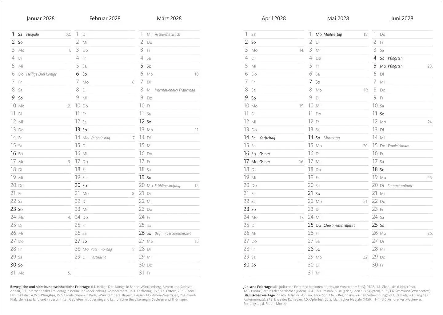 Bild: 9783756417117 | Kalenderbuch A6 blau 2027 | Buch | Bürokalender Heye | 152 S. | 2027