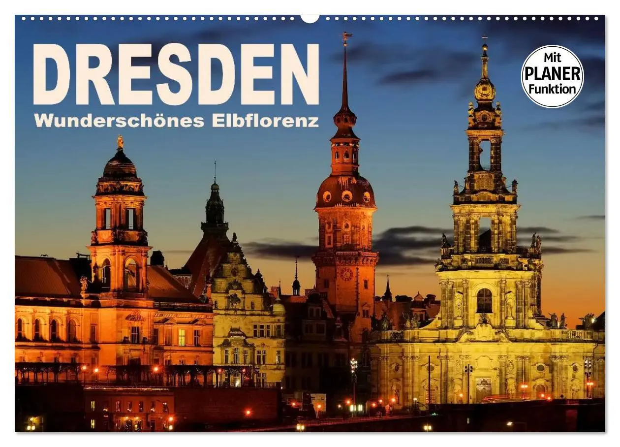 Cover: 9783457977217 | Dresden - Wunderschönes Elbflorenz (Wandkalender 2026 DIN A2 quer),...