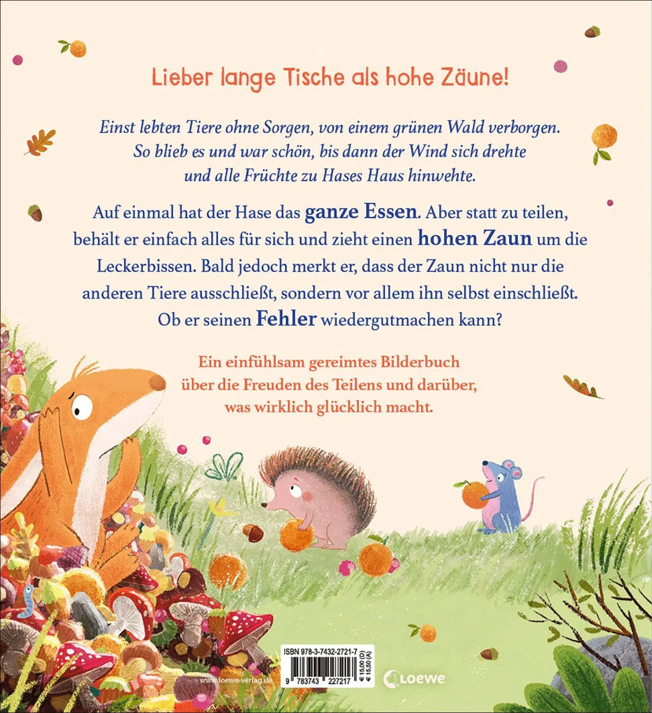 Bild: 9783743227217 | Wie der Hase teilen lernte | Lucy Rowland | Buch | 32 S. | Deutsch