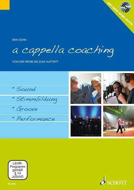 Cover: 9783795707217 | a capella coaching | Von der Probe bis zum Auftritt | Sohn | Buch