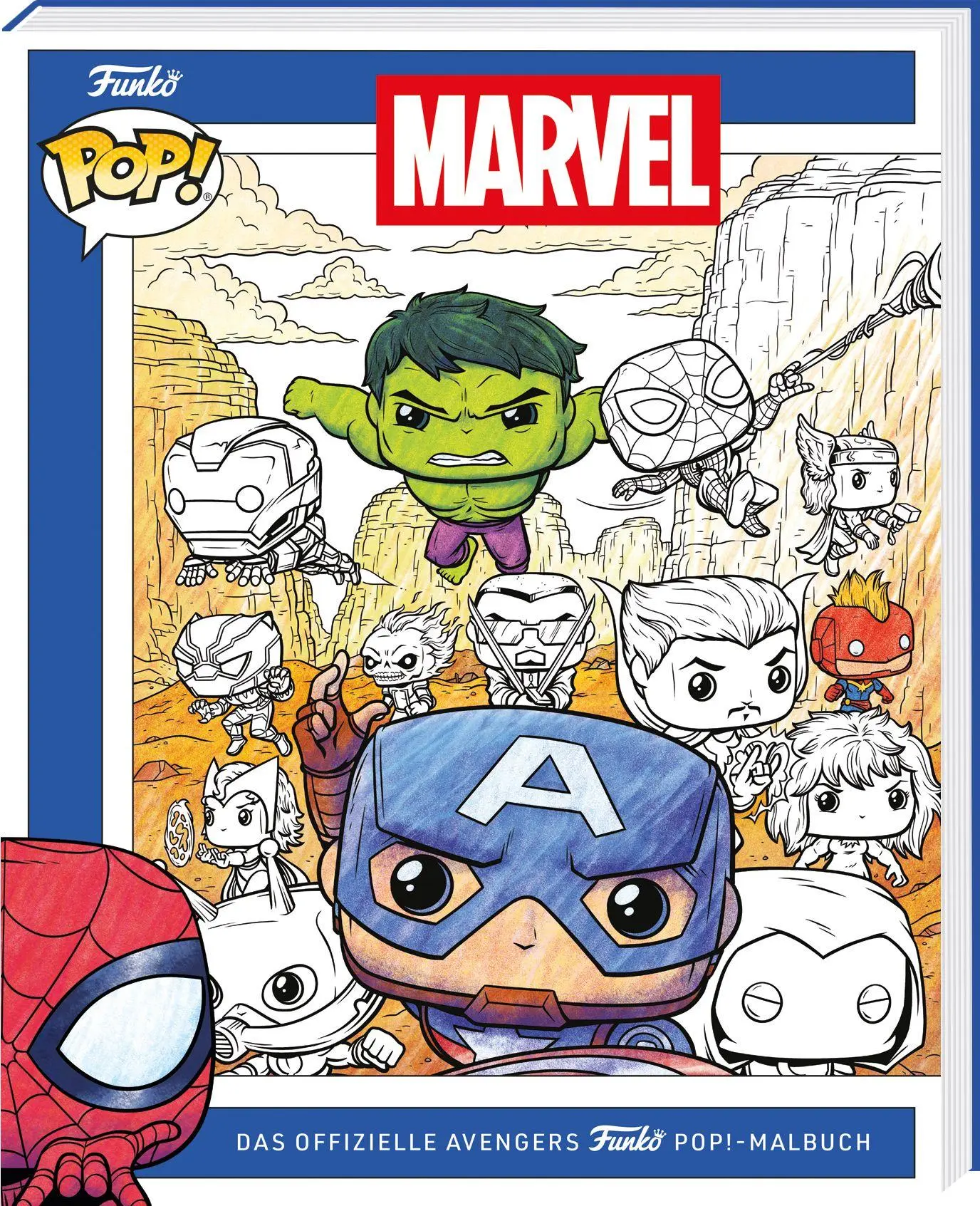 Cover: 9783833247217 | Marvel: Das offizielle Avengers Funko Pop!-Malbuch | Malbuch | Buch