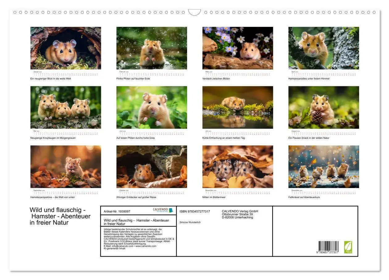 Bild: 9783457277317 | Wild und flauschig - Hamster - Abenteuer in freier Natur...