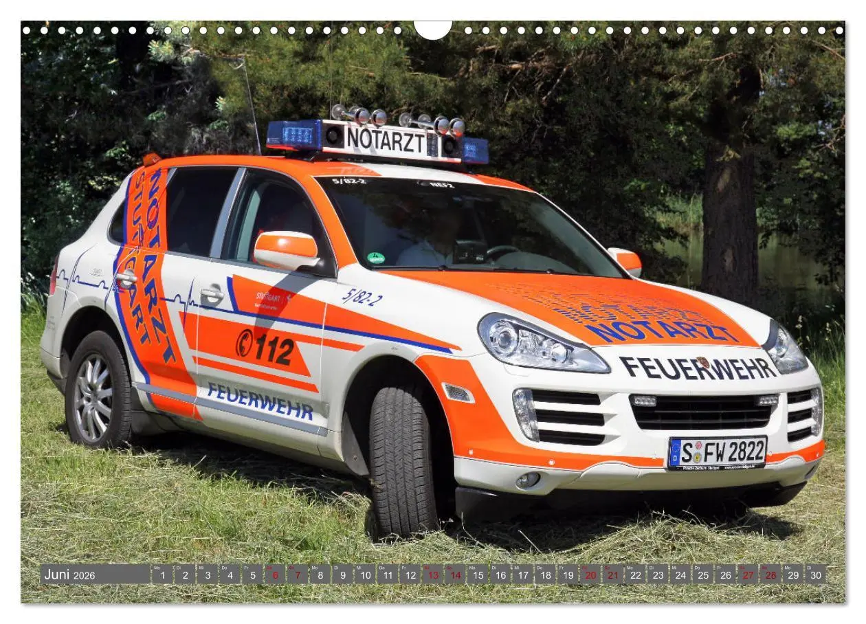 Bild: 9783457587317 | Einsatzfahrzeuge der Feuerwehr Stuttgart (Wandkalender 2026 DIN A3...