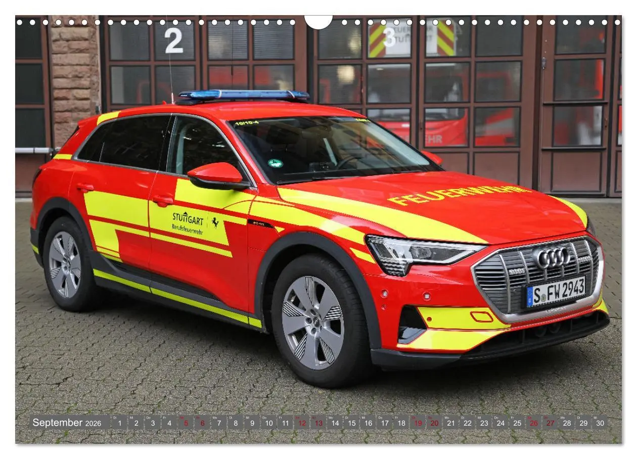 Bild: 9783457587317 | Einsatzfahrzeuge der Feuerwehr Stuttgart (Wandkalender 2026 DIN A3...