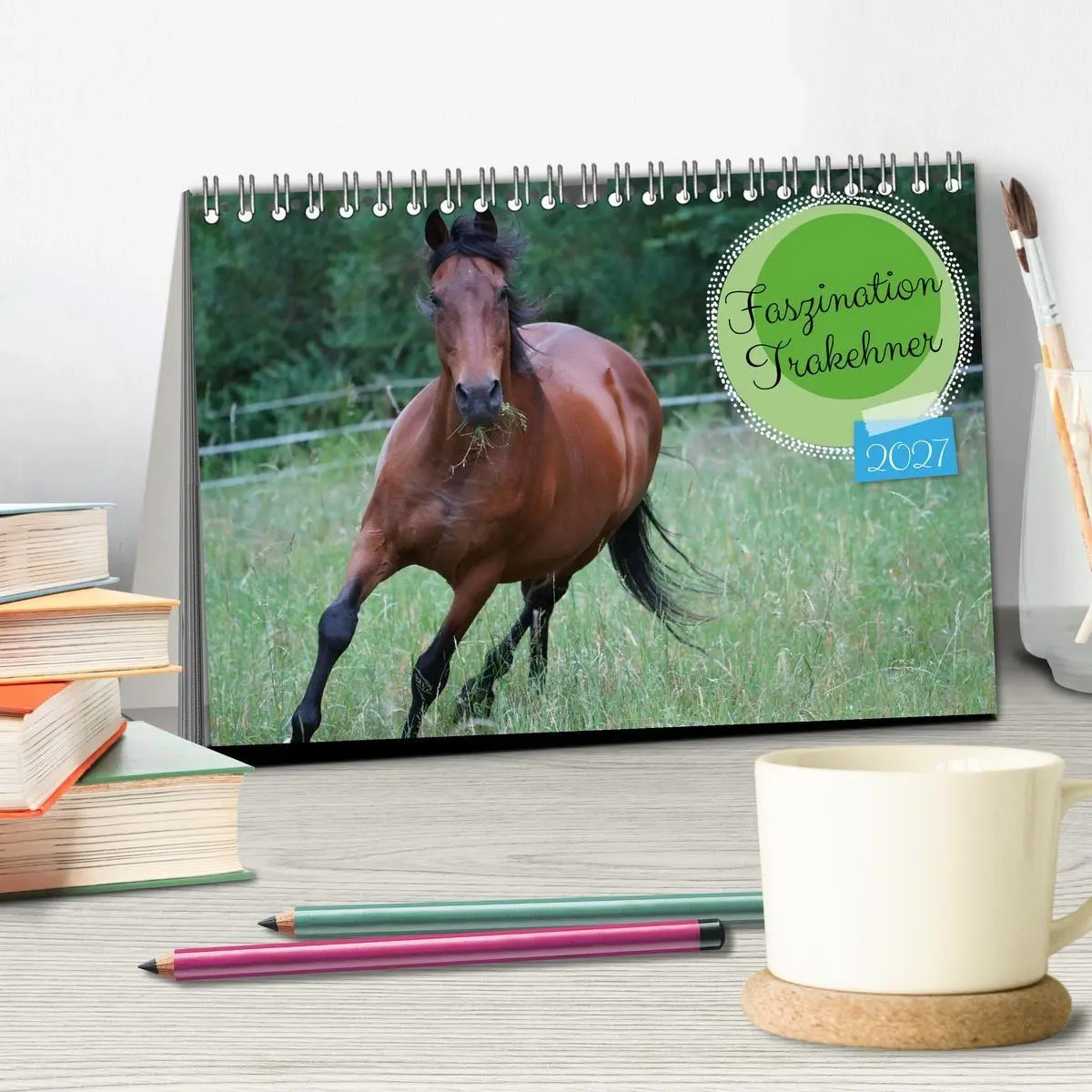 Bild: 9783569387317 | Faszination Trakehner (Tischkalender 2027 DIN A5 quer), CALVENDO...