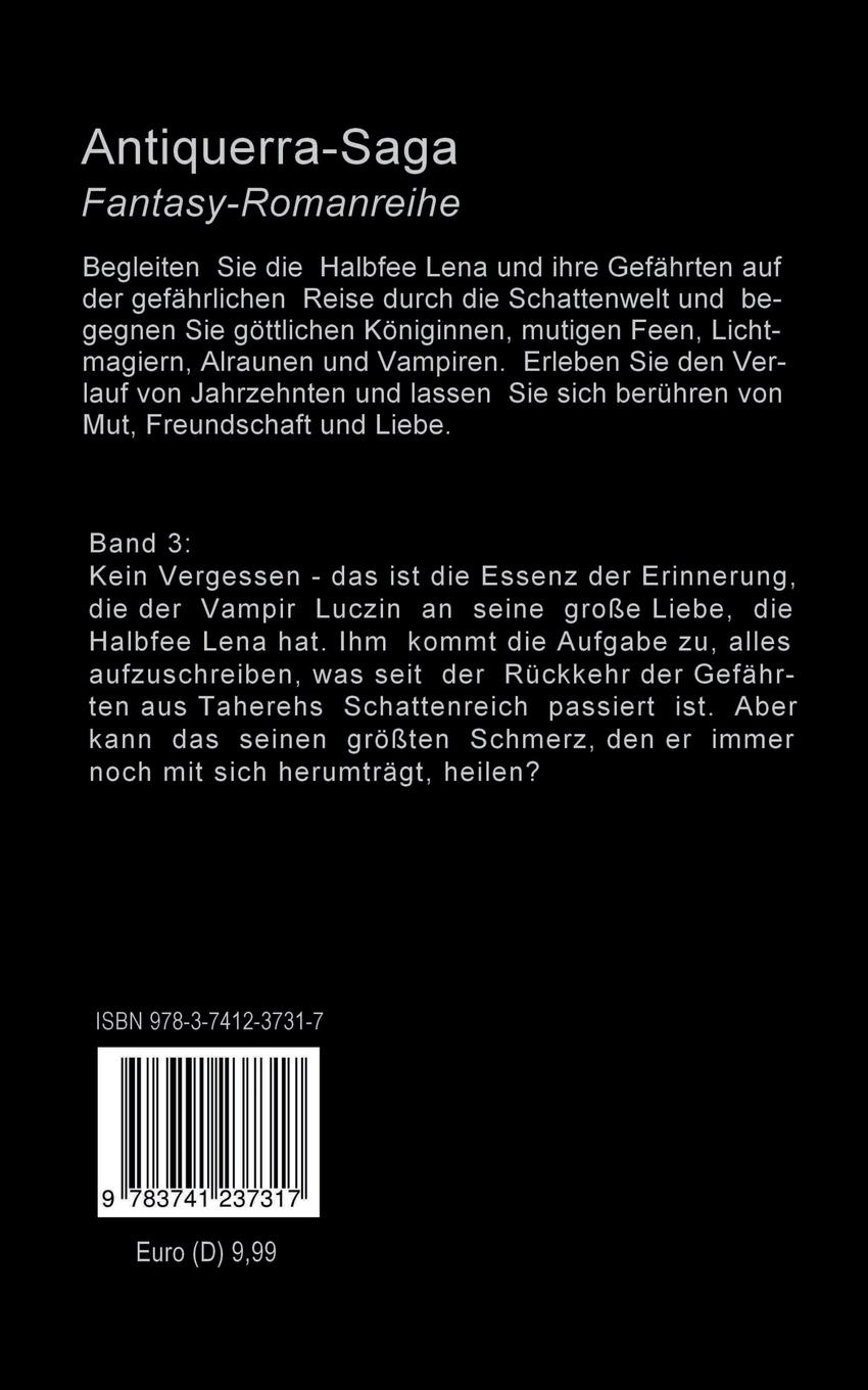 Rückseite: 9783741237317 | Vampirblut | Angela Mackert | Taschenbuch | 296 S. | Deutsch | 2017