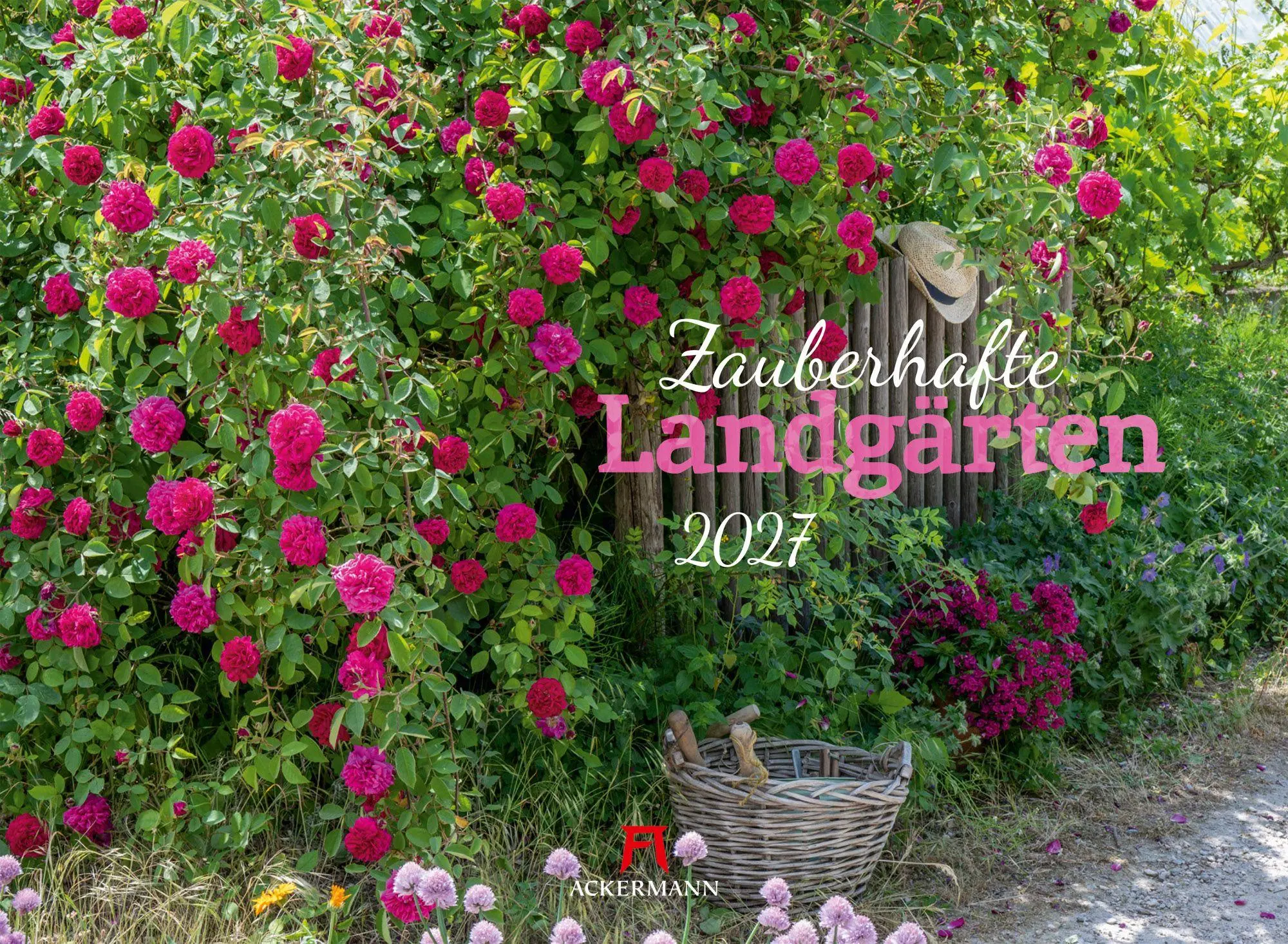 Cover: 9783838427317 | Zauberhafte Landgärten Kalender 2027 | Ackermann Kunstverlag GmbH