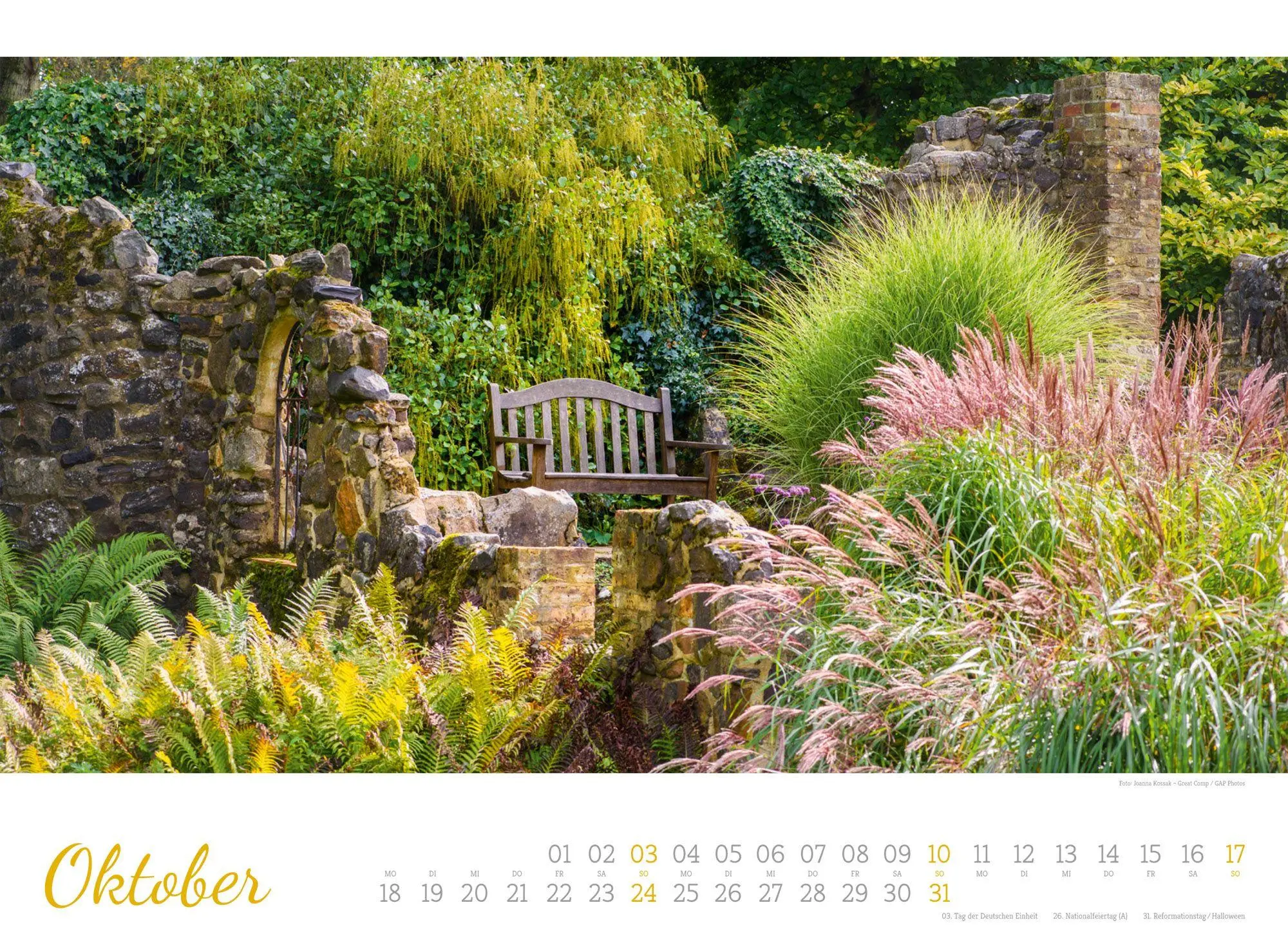 Bild: 9783838427317 | Zauberhafte Landgärten Kalender 2027 | Ackermann Kunstverlag GmbH