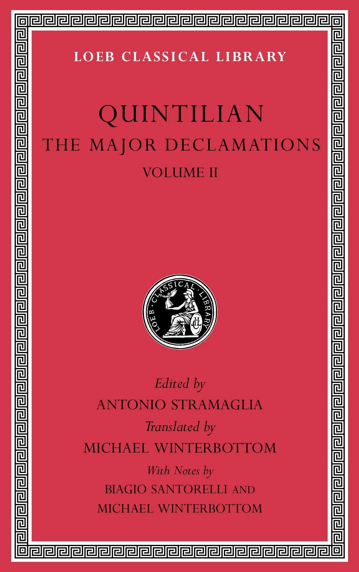 Cover: 9780674997417 | The Major Declamations, Volume II | Quintilian | Buch | Gebunden