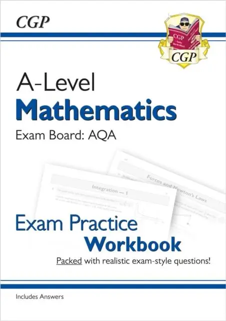 Cover: 9781782947417 | A-Level Maths AQA Exam Practice Workbook (includes Answers) | Books
