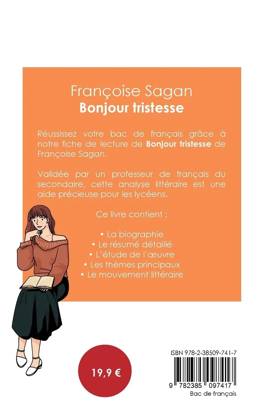 Rückseite: 9782385097417 | Réussir son Bac de français 2025 : Analyse du roman Bonjour...