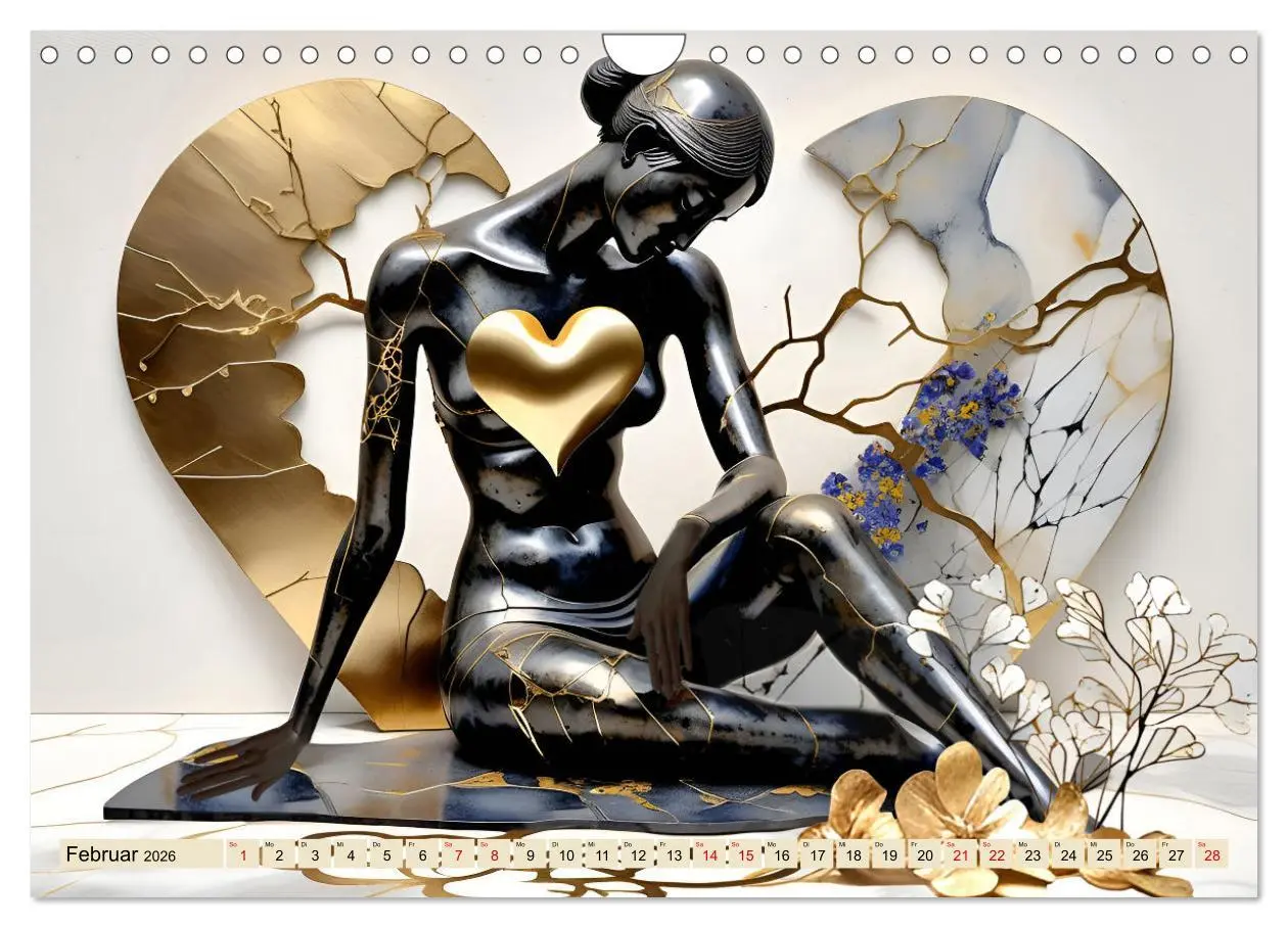 Bild: 9783457337417 | Herzensliebe und Trauer (Wandkalender 2026 DIN A4 quer), CALVENDO...