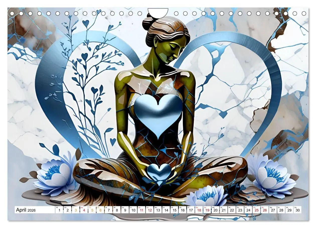 Bild: 9783457337417 | Herzensliebe und Trauer (Wandkalender 2026 DIN A4 quer), CALVENDO...
