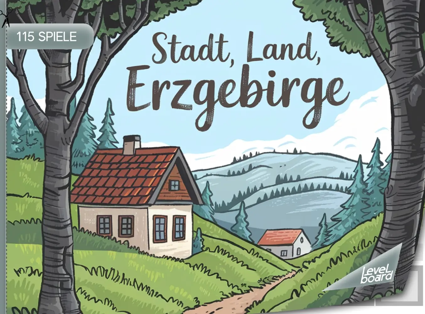 Cover: 9783693197417 | Stadt, Land, Erzgebirge - 115 Spielblöcke | levelBoard Spiele | Buch