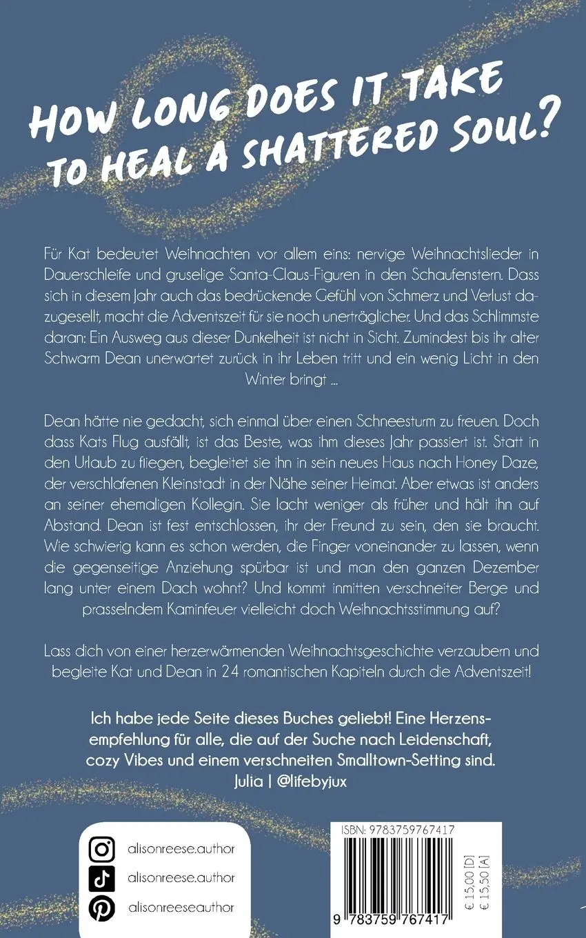 Rückseite: 9783759767417 | 24 Days till Love | Ein Adventskalender-Roman | Alison Reese | Buch