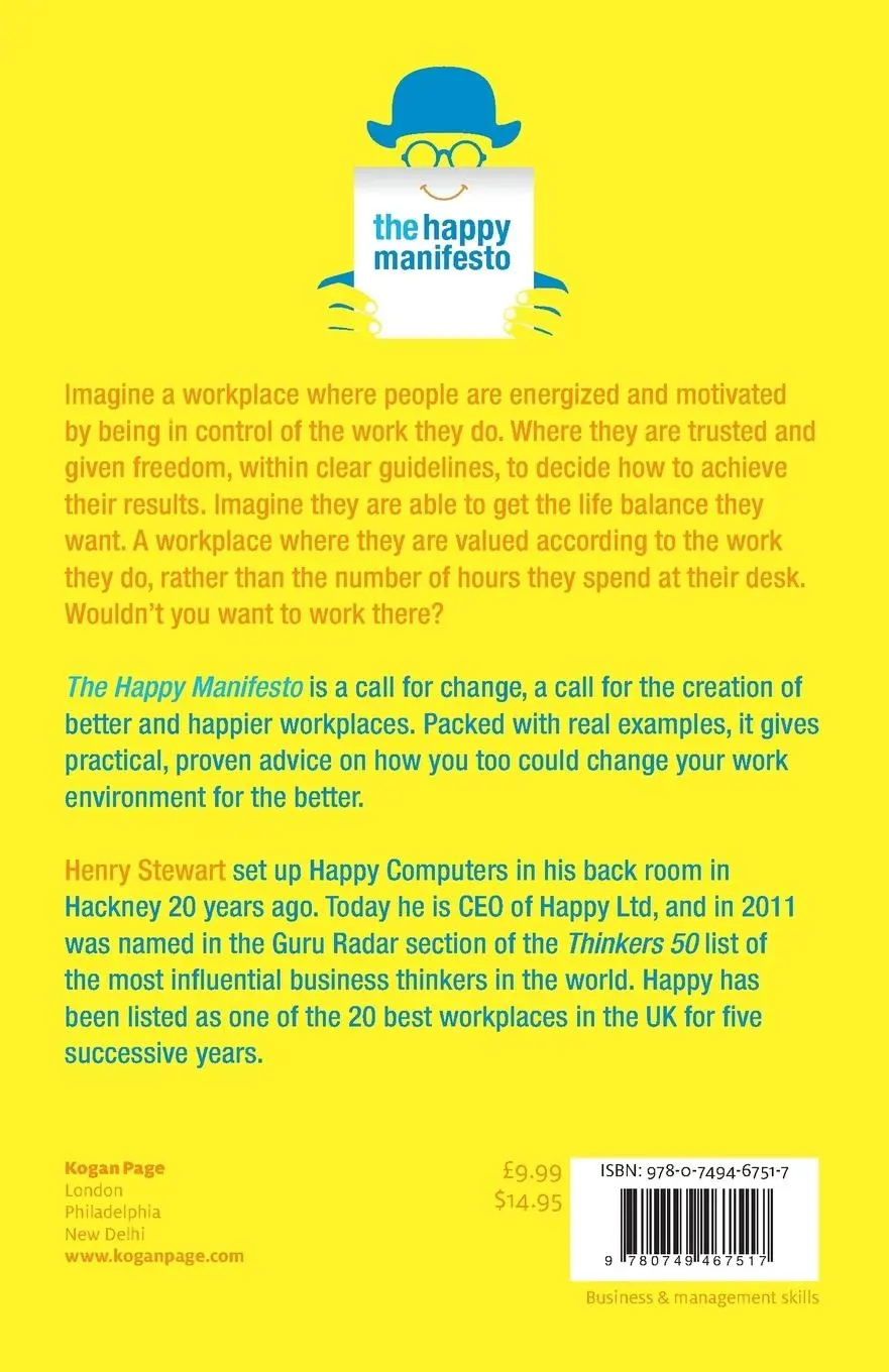 Rückseite: 9780749467517 | The Happy Manifesto | Henry Stewart | Taschenbuch | Englisch | 2013
