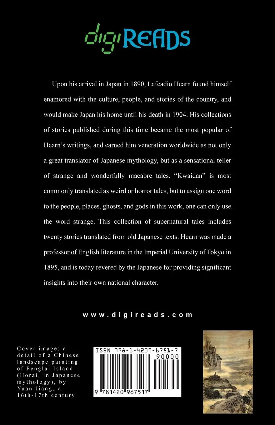 Rückseite: 9781420967517 | Kwaidan | Stories and Studies of Strange Things | Lafcadio Hearn