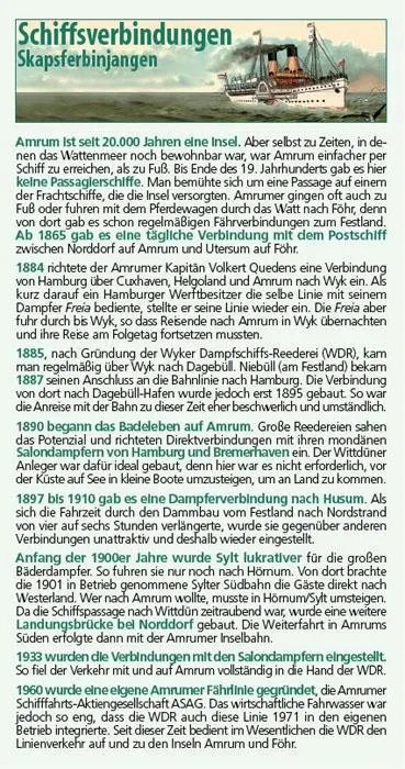 Bild: 9783926137517 | AMRUM - Reise durch die Zeit 1 : 20 000 | Rolf Drewes (u. a.) | 2 S.