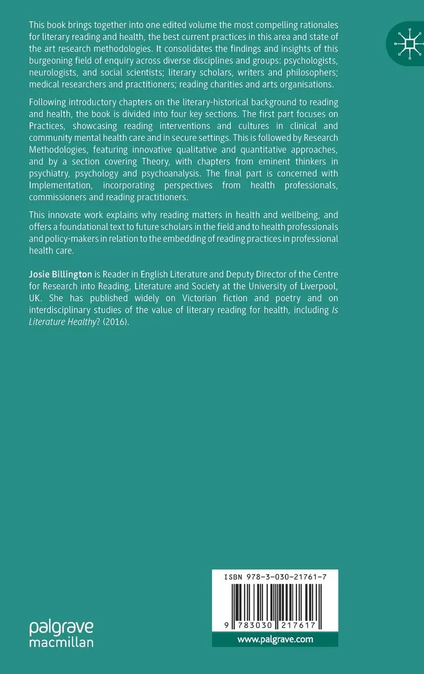 Rückseite: 9783030217617 | Reading and Mental Health | Josie Billington | Buch | xix | Englisch