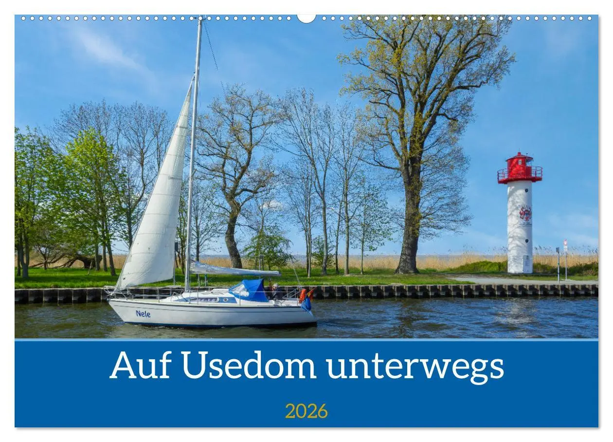 Cover: 9783457557617 | Unterwegs auf Usedom (Wandkalender 2026 DIN A2 quer), CALVENDO...