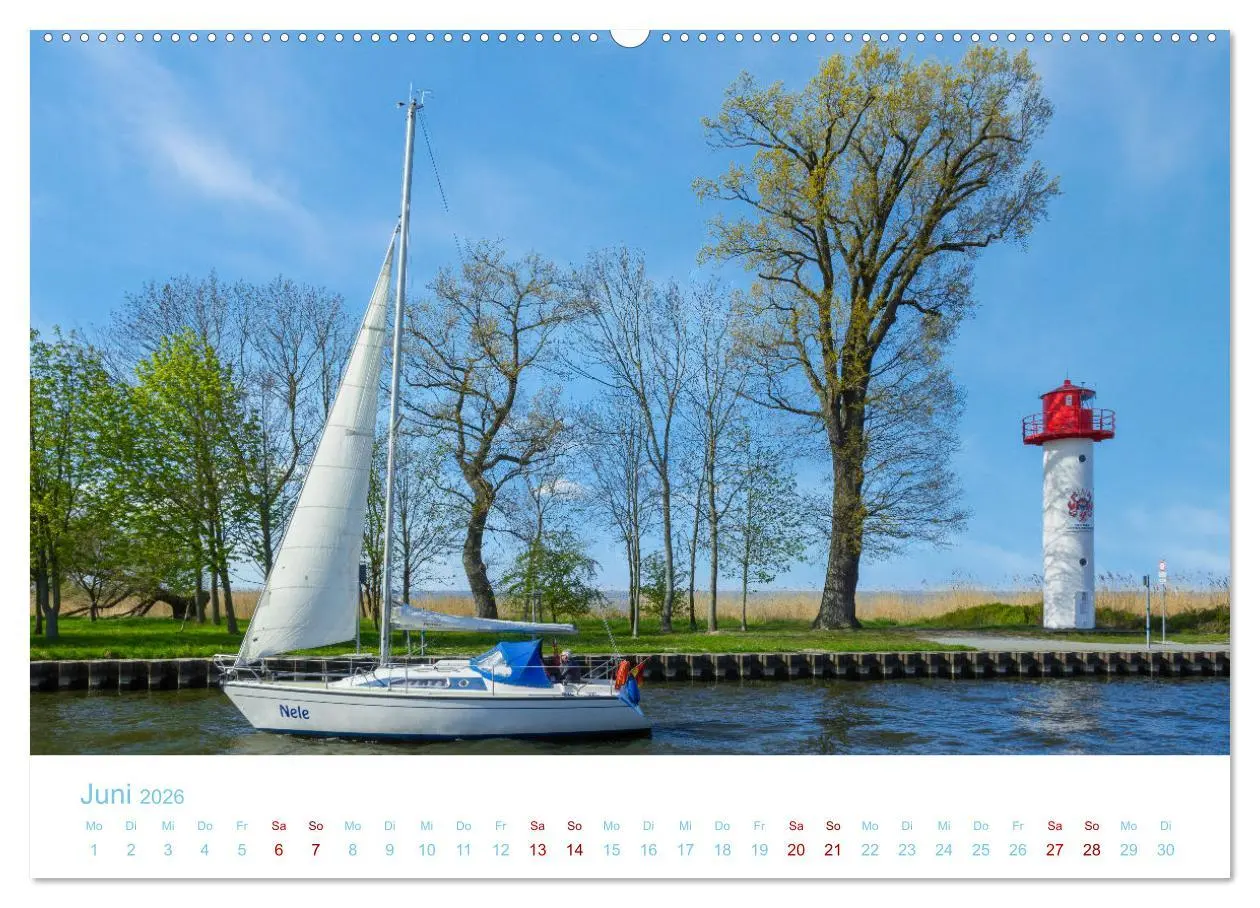 Bild: 9783457557617 | Unterwegs auf Usedom (Wandkalender 2026 DIN A2 quer), CALVENDO...