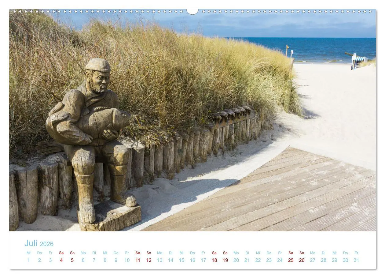 Bild: 9783457557617 | Unterwegs auf Usedom (Wandkalender 2026 DIN A2 quer), CALVENDO...