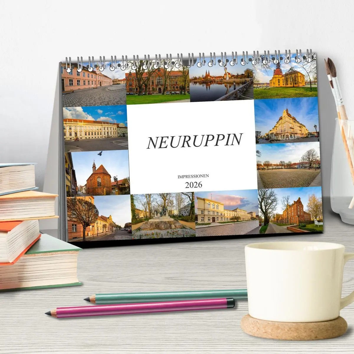 Bild: 9783457797617 | Neuruppin Impressionen (Tischkalender 2026 DIN A5 quer), CALVENDO...