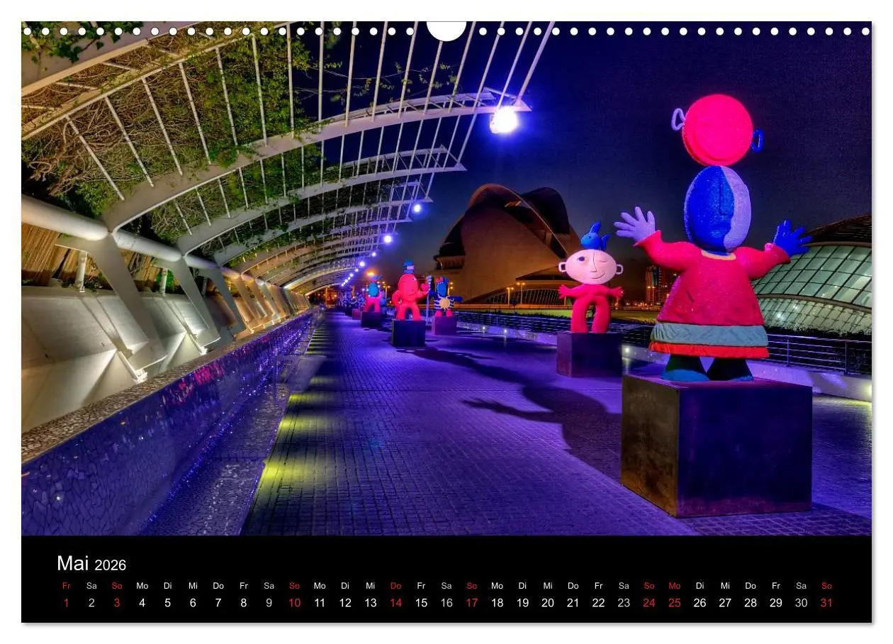 Bild: 9783516197617 | Moderne Architektur in Valencia (Wandkalender 2026 DIN A3 quer),...