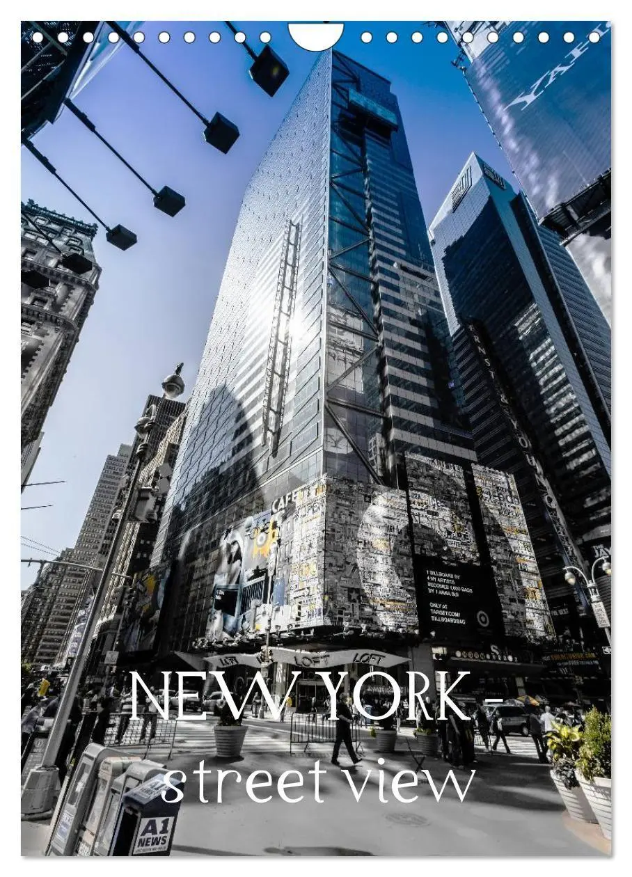 Cover: 9783594247617 | NEW YORK - street view (Wandkalender 2027 DIN A4 hoch), CALVENDO...