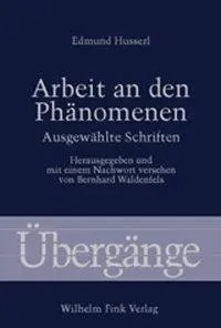 Cover: 9783770537617 | Arbeit an den Phänomenen | Ausgewählte Schriften, Übergänge 49 | Buch