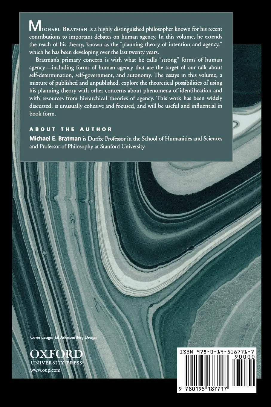 Rückseite: 9780195187717 | Structures of Agency | Michael Bratman | Taschenbuch | Englisch | 2006
